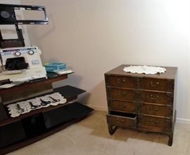 Unusual 8 drawer antique cabinet for sale. Great storage for separating items like sewing notions, socks and underwear, scrap-booking items, any crafting items, or somewhere to put that little stuff you don't know what to do with, etc.