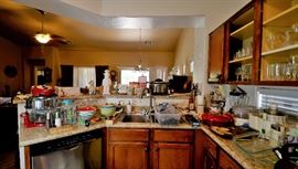 Lots of kitchen stuff. You name it, this sale has it! Even an air deep fryer.