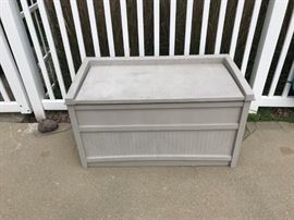 Patio storage box