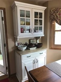 Miscellaneous  kitchen utensils, bowls, inside of cabinets