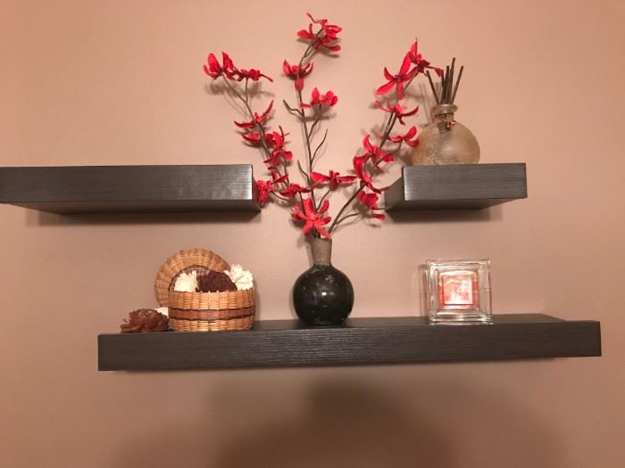 Unique wall art and shelving