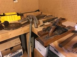 Modern and antique tools