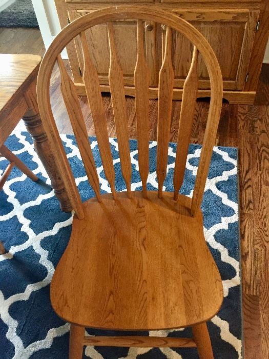 set of 8 arrowback chairs