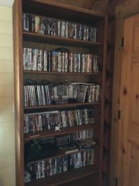 Part of the DVD collection