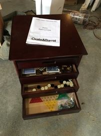 Crate and Barrel Game cabinet