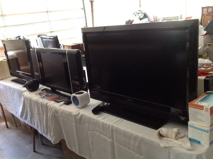 A few of the Flat Screen TVs