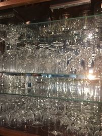 Lots of glassware 