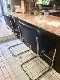 Matching counter chairs 