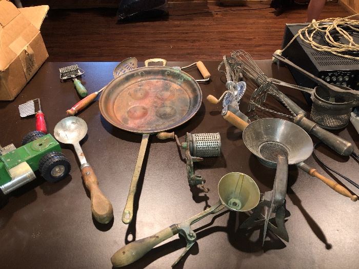 Antique kitchen tools 