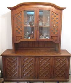 Antique hutch with plenty of storage