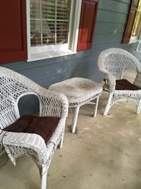 Wicker patio Furniture