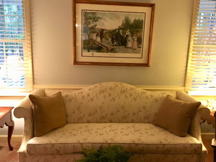 Camel back Sofa