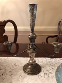 Sterling candle stick (can be used 3 ways)