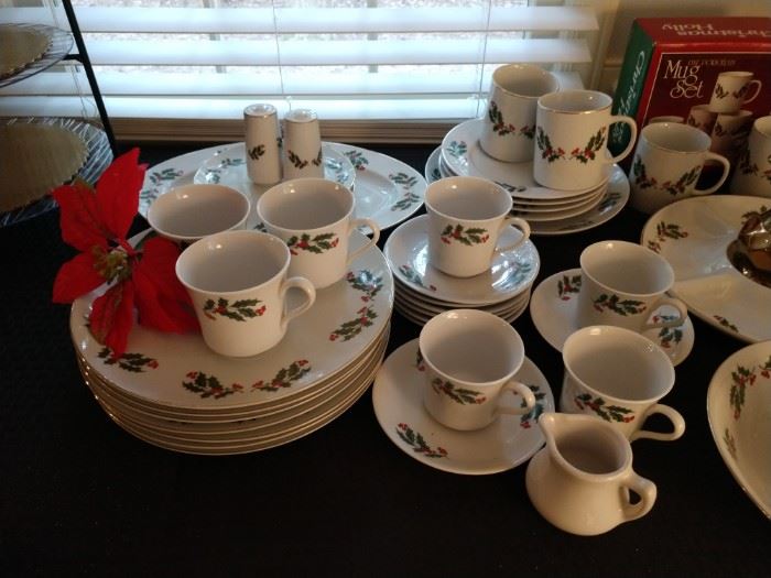Christmas china set