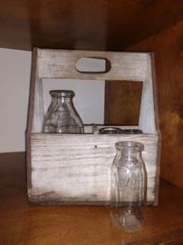 milk bottle decor