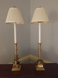 Pair of Candlestick lamps