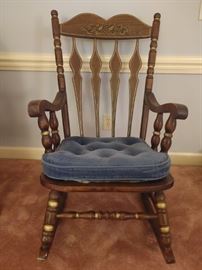 Nice Frank & Son Dark Pine Rocker