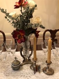 Sterling candlesticks