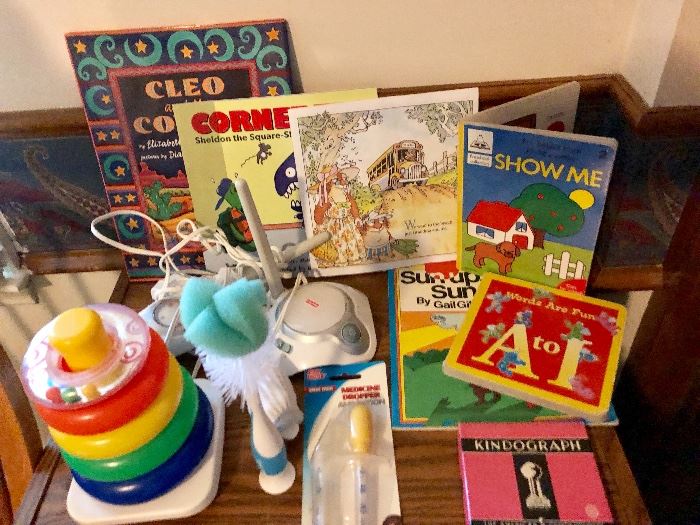 Children's toys and books