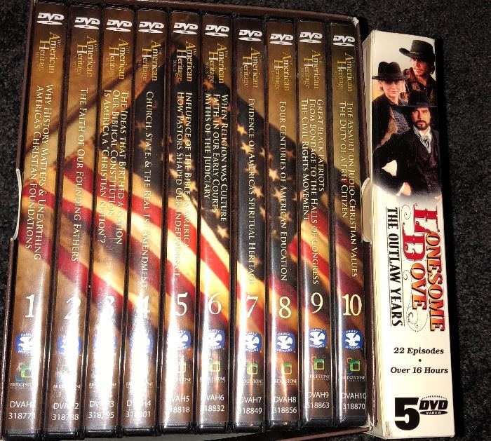 American Heritage DVDs and Lonesome Dove series