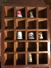 Thimbles in Thimble case