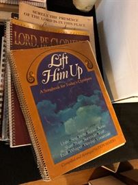 sheet music and hymnals