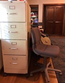 file cabinet ~ office chair
