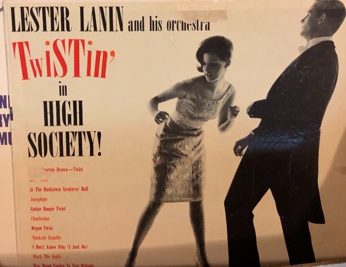 Vintage LP's Lester Lann, Ray Charles, George Jones, Eddy Arnold, Mickey Gilley, and others