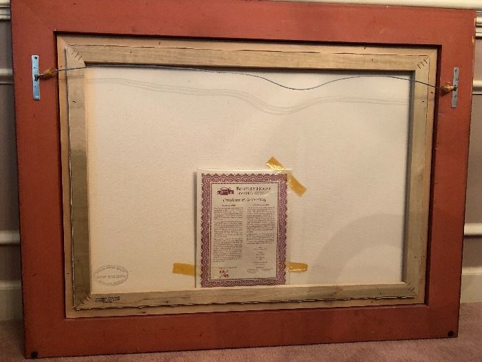 with certificate of authenticity