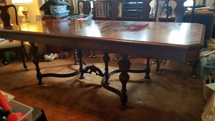 Walnut Dining table 96x42 50 years old