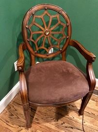 Spider Back Web Accent Chair