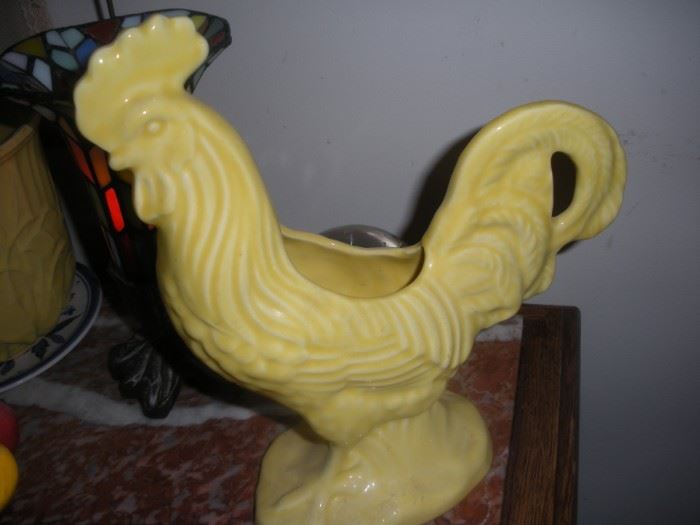mc coy rooster planter