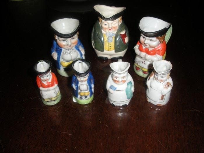 miniature toby mugs and pitchers