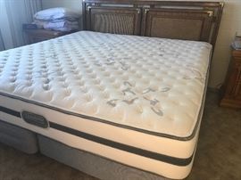 King Beautyrest Recharge Mattress & Boxspring & headboard