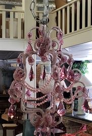PINK chandelier