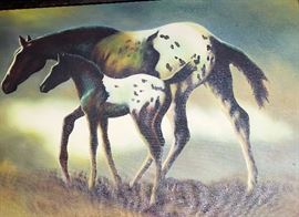 Appaloosa oil painting