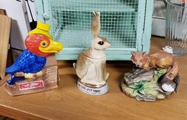 Jim Beam, Ezra Brooks whiskey bottles