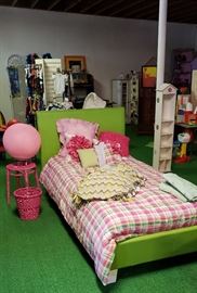 Girly girl bed and accessories