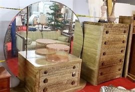 COOL mid century chest and dresser/mirror