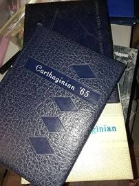 Many different years of Carthaginian yearbooks