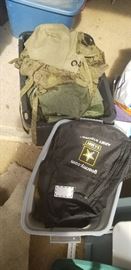Military bags and luggage of all types