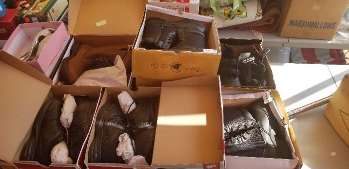 Military Shoes and Work Boots . All new in box