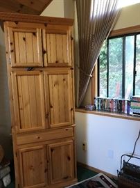 Priced to sell Living Room Hutch.  