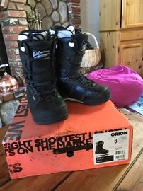Worn ONCE! Snowboard boots