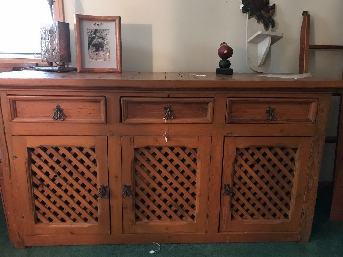 This is a very unique bedroom piece. Possibly Handmade.  VERY well made