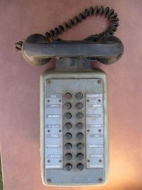 ABC Executive Phone with names of powerful media executives who could dial each other directly and make a decision on the spot with just a phone ring.
