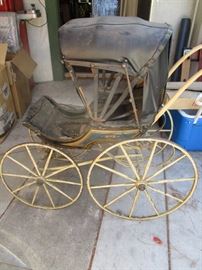 Antique Baby Carriage Buggy