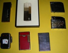 A few of the non-Zippo lighters