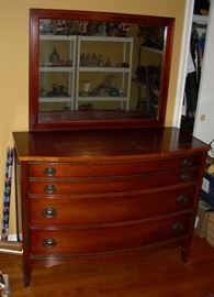Dixie dresser and mirror