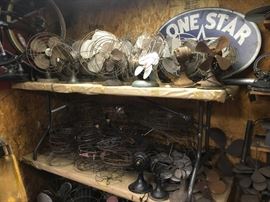 Vintage fan parts